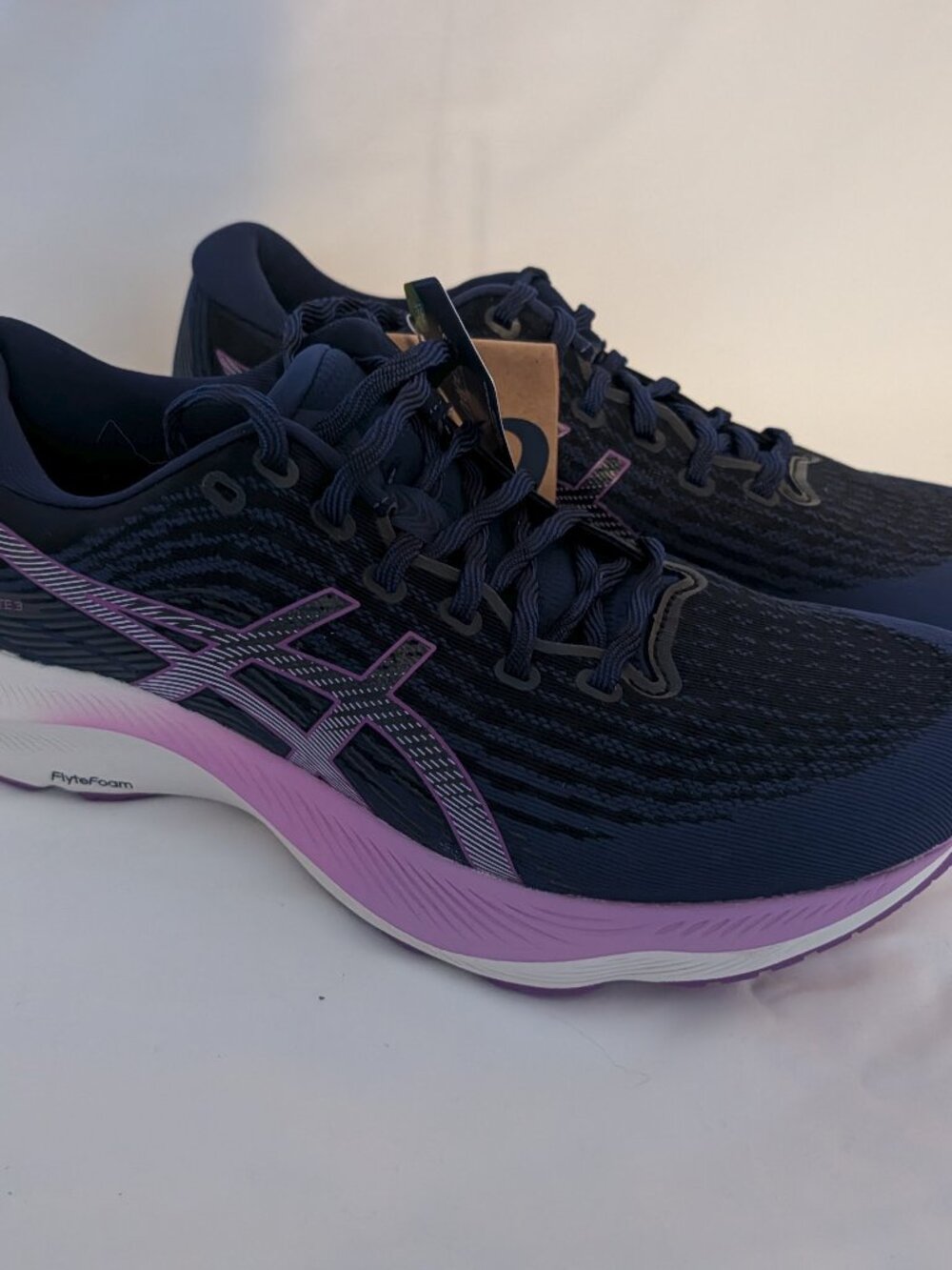 Asics Gel Kayano Lite 3 Running Shoes, Dive Blue/Orchid, Women Sz. US 11 - Picture 5 of 7